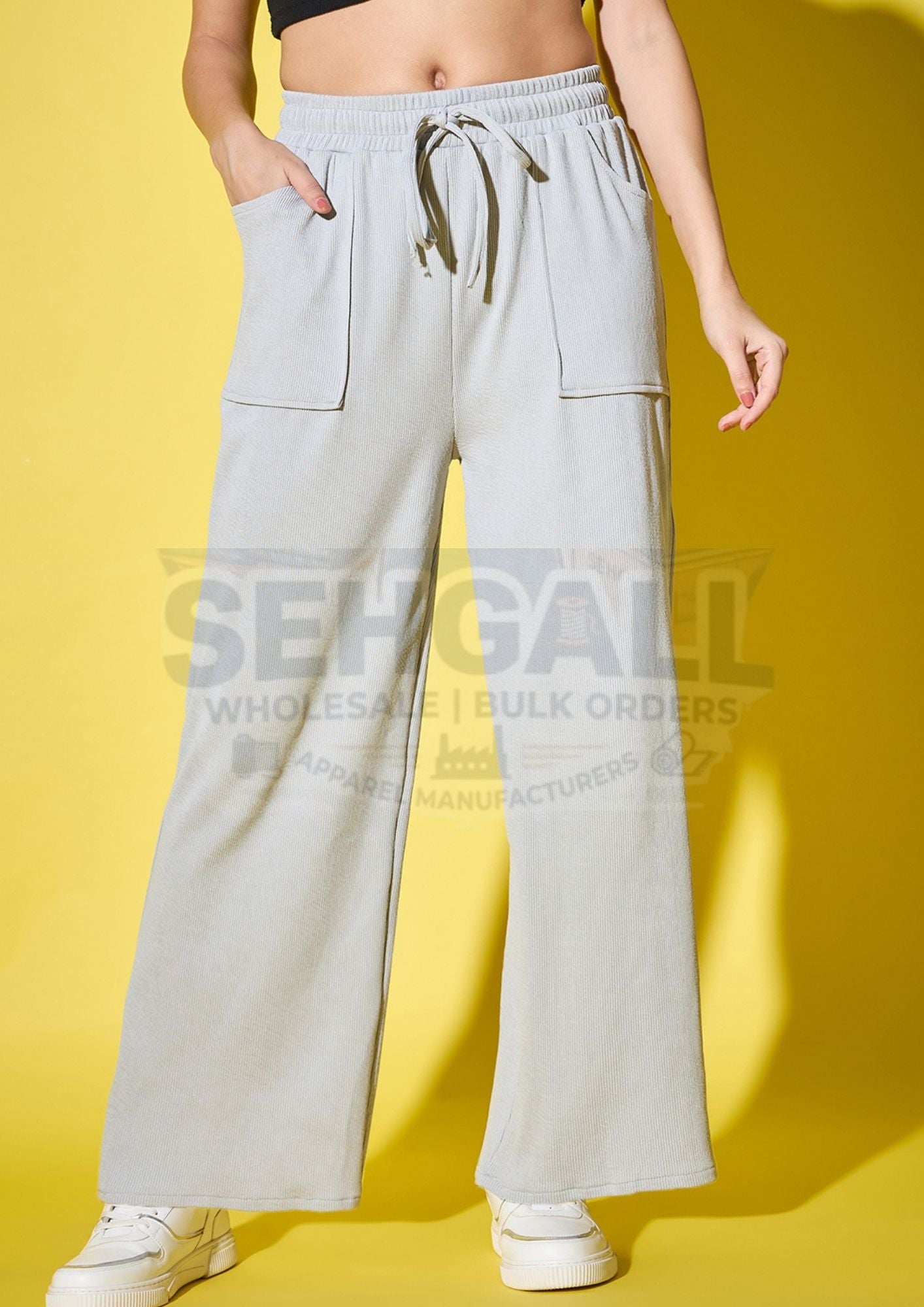 Women’s Front Patch Pocket Cargo Pants-3449