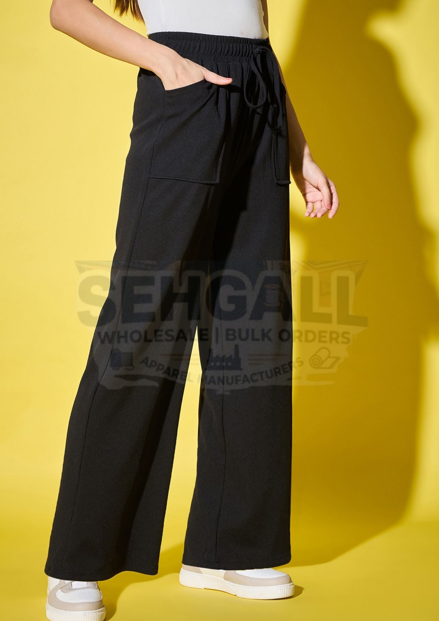 Women’s Front Patch Pocket Cargo Pants-3449
