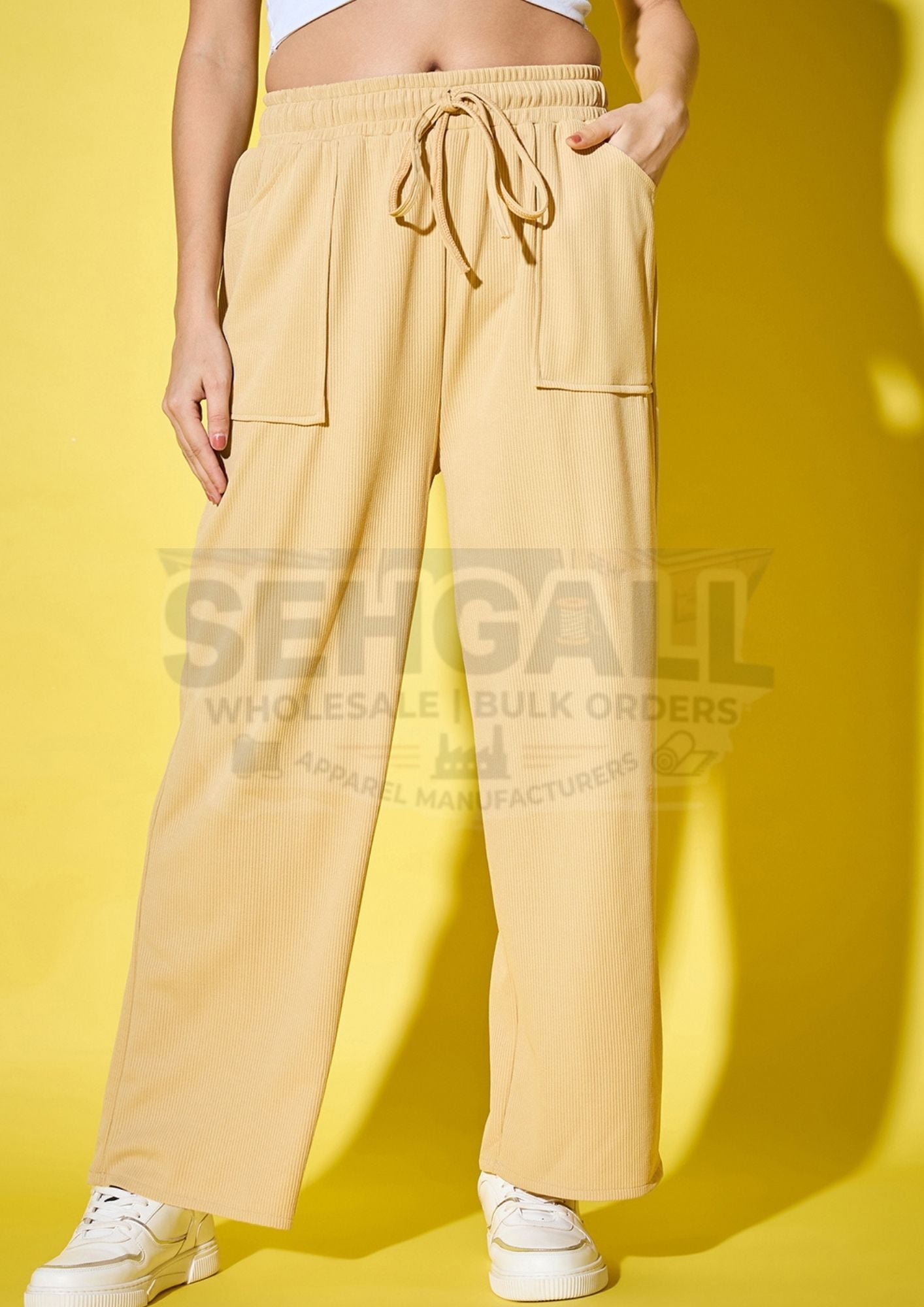 Women’s Front Patch Pocket Cargo Pants-3449