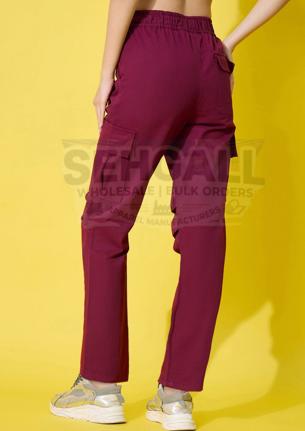 will Women’s Cargo Pants with Multiple Pockets-3468