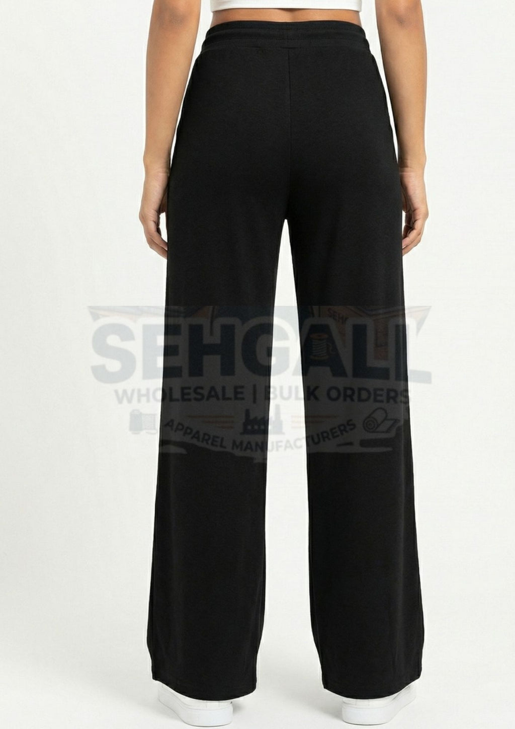 Women’s Straight Leg Drawstring Trouser Pant-3660