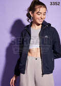 Windcheater Jacket with Hoodie For Women-3352