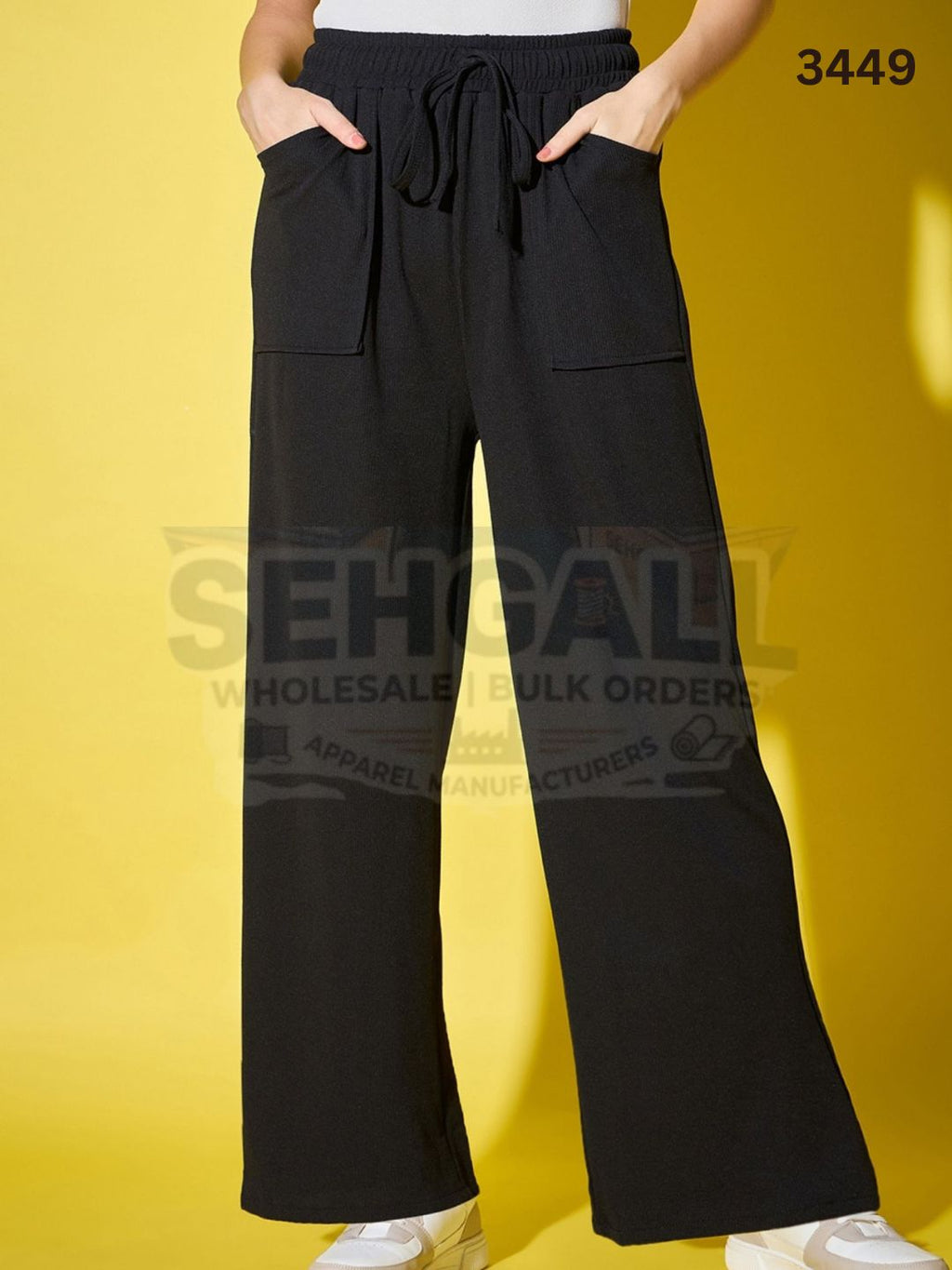 Women’s Front Patch Pocket Cargo Pants-3449