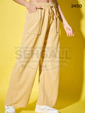 Women’s Front Patch Pocket Cargo Pants-3450