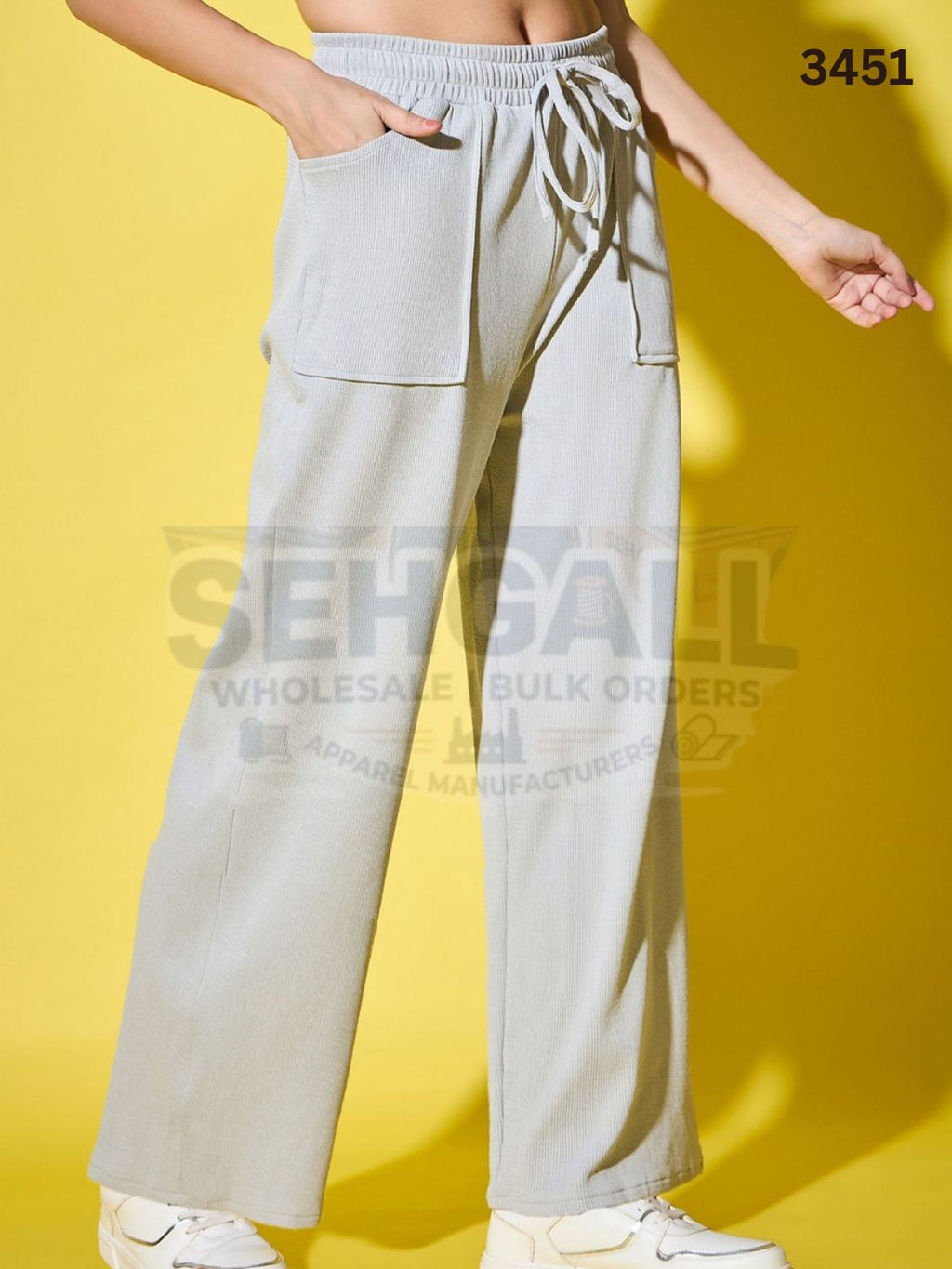 Women’s Front Patch Pocket Cargo Pants-3449