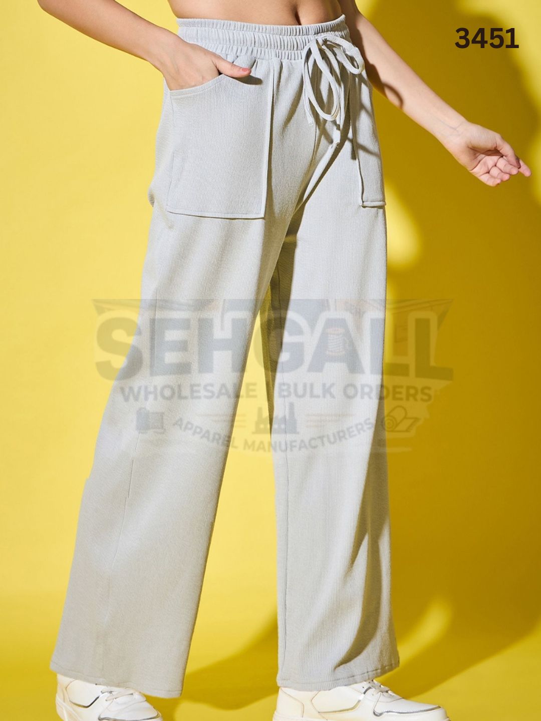 Women’s Front Patch Pocket Cargo Pants-3449