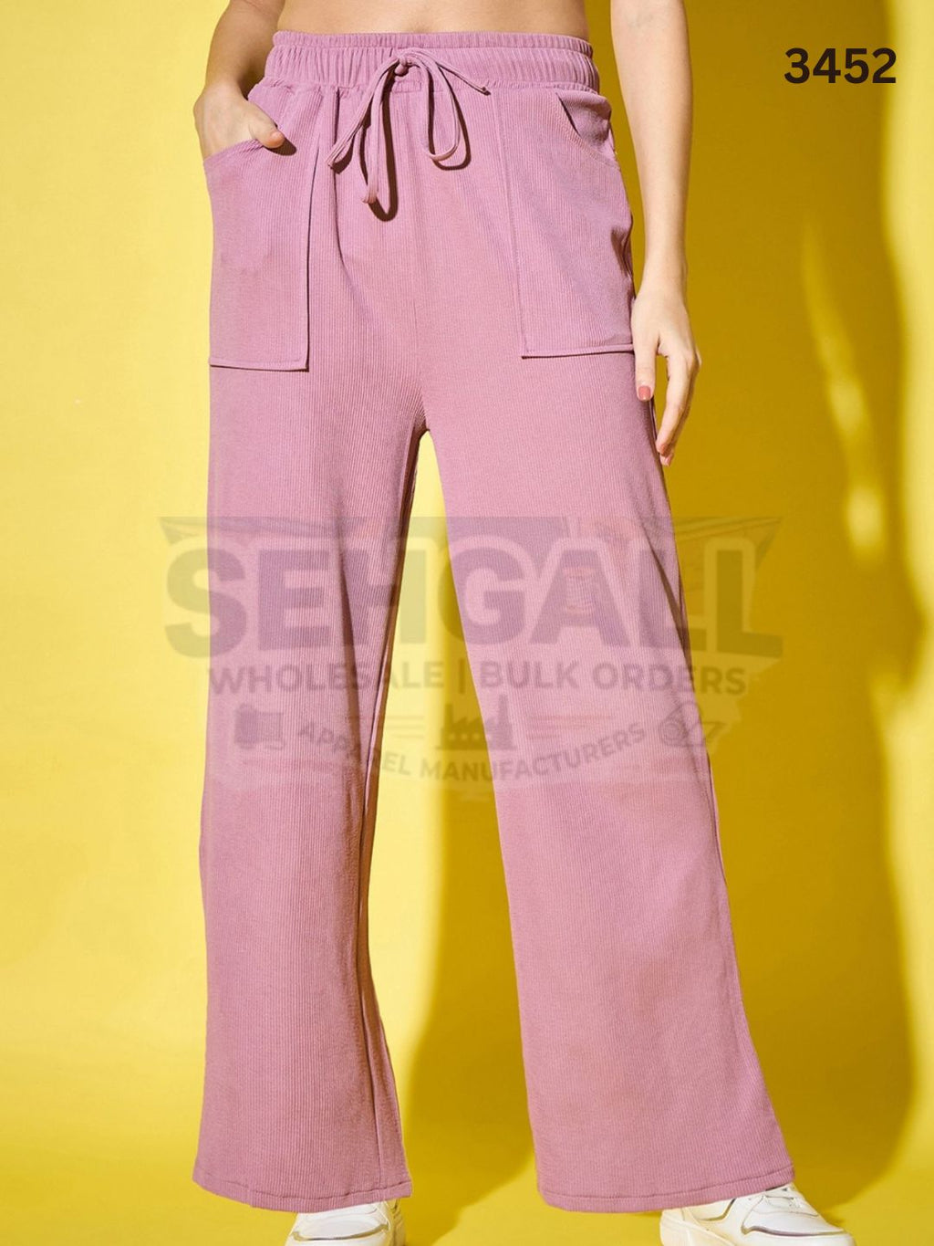 Women’s Front Patch Pocket Cargo Pants-3449