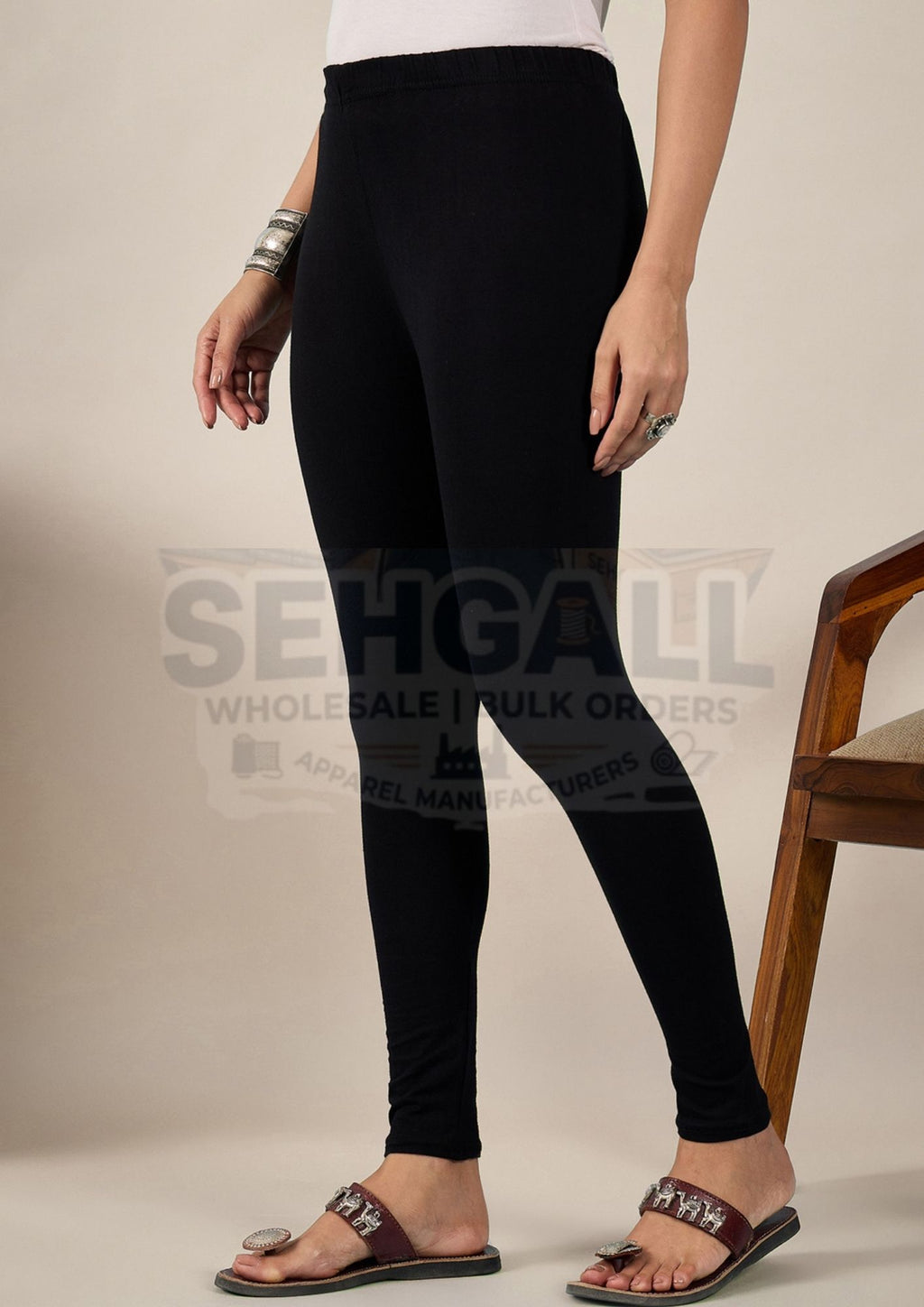 Pure Cotton Ankle Length Women Legging-2841