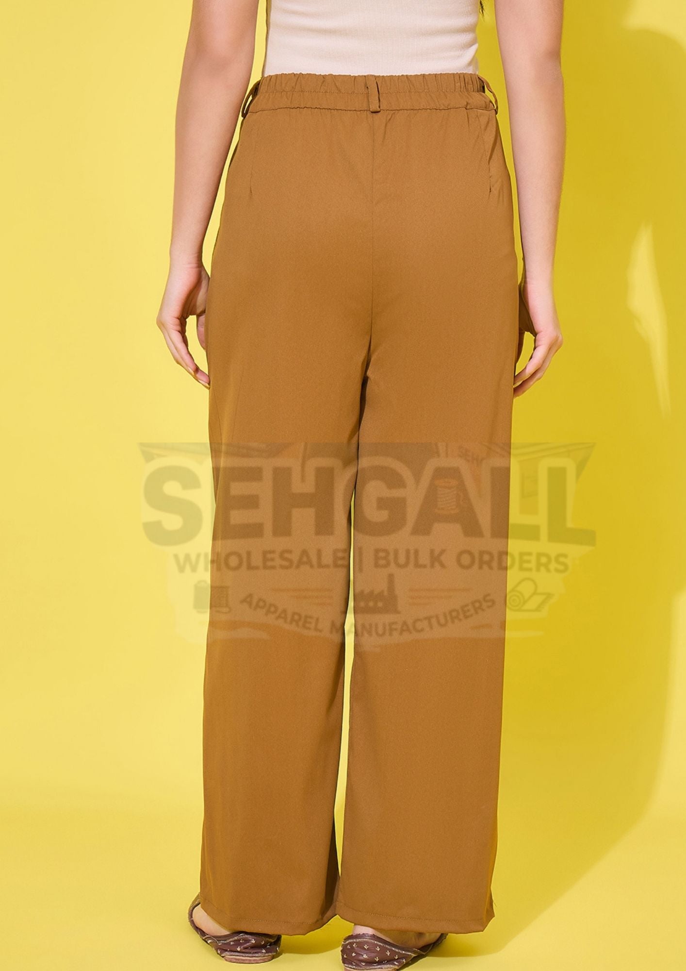 Cotton Twill Non-Stretchable Women’s Trouser Pant-3616
